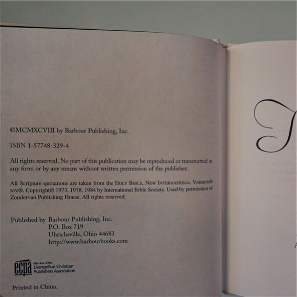 A Teachers Heart: Thank you for Being My Teacher 1998 Barbour Hardcover - Picture 4 of 7